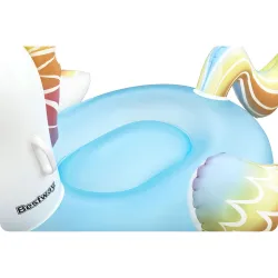 Aufblasbares Einhorn 155 x 119 cm, perfekt für Wasserspaß im Sommer