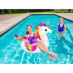 Bunter Schwimmring in Einhornform für Kinder