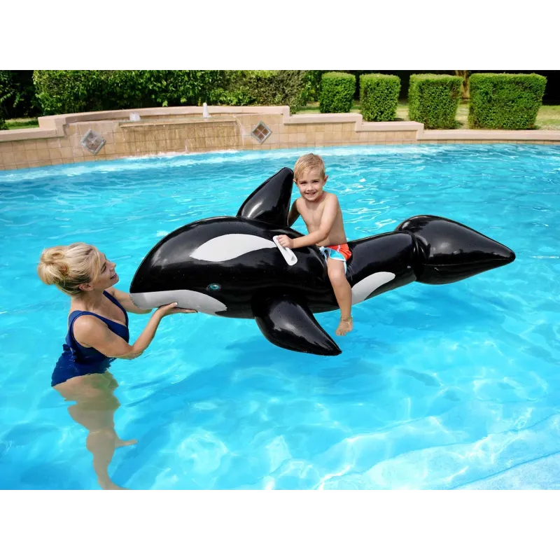 Aufblasbare Orca Jumbo Bestway 41009, farbenfrohes Wasserspielzeug für Spaß