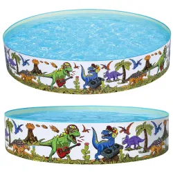 Dinosaurier Gartenpool 244x46cm, ideal für den Sommer im Garten