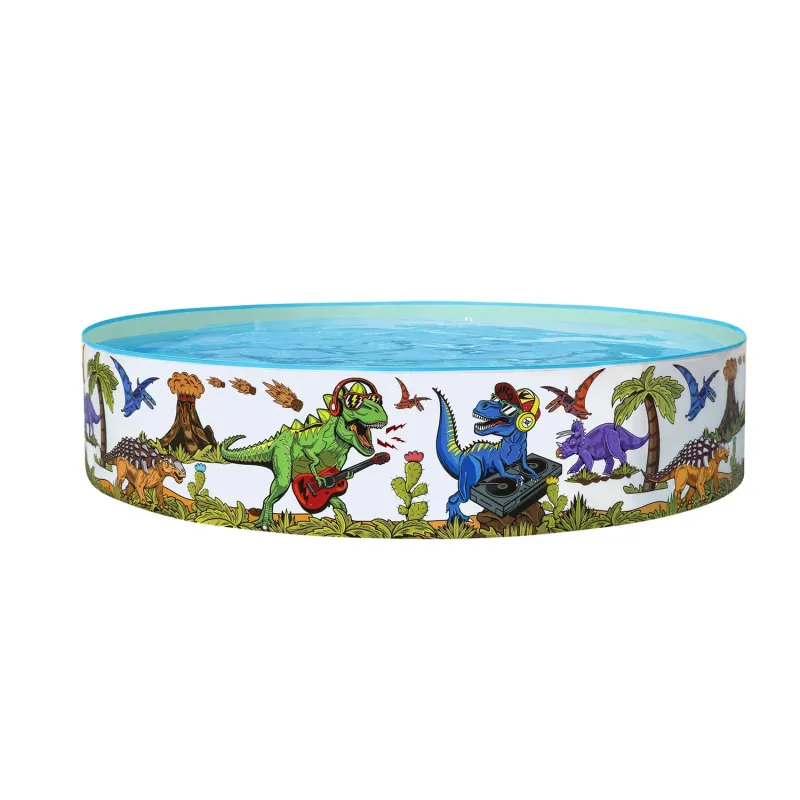 Dinosaurier Gartenpool 244x46cm, ideal für Sommeraktivitäten im Garten