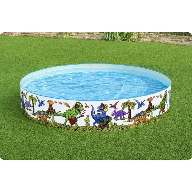 Dinosaurier Gartenpool 244x46cm, ideal für kleine Dinosaurier-Fans