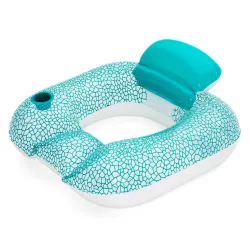 Bestway 43097 Blauer aufblasbarer Schwimmsessel