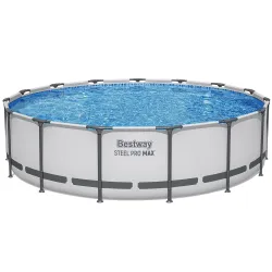 Robustes Stahlrahmenbecken 457 x 107 cm, ideal für Sommeraktivitäten im Freien