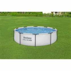Robustes Garten-Stahlrahmenbecken 305 x 76 cm Bestway 56406