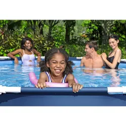 Ideal für den Garten, Stahlrahmen Pool 366 x 76 cm für den Sommer