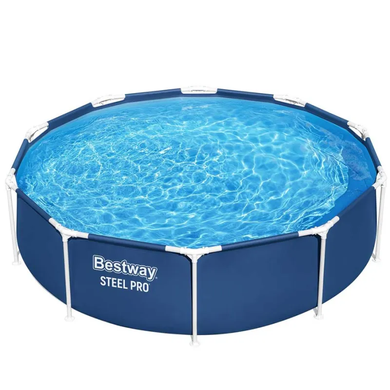 Robustes Material Garten-Stahlrahmen-Pool 305 x 76 cm 8-in-1, widerstandsfähig