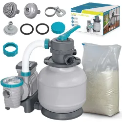 Sandpumpe 6056 l/h + 25kg Sand Bestway 58497