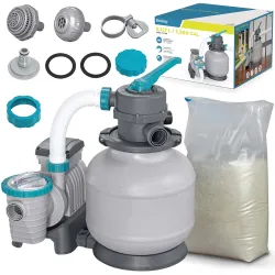 Sandpumpe 8327 l/h + 25kg Sand Bestway 58499