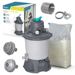 Sandpumpe 3596 l/h + 25kg Sand Bestway 58515