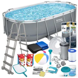 Stahlrahmen-Pool 427 x 250 x 100 cm 18in1 Bestway 56620