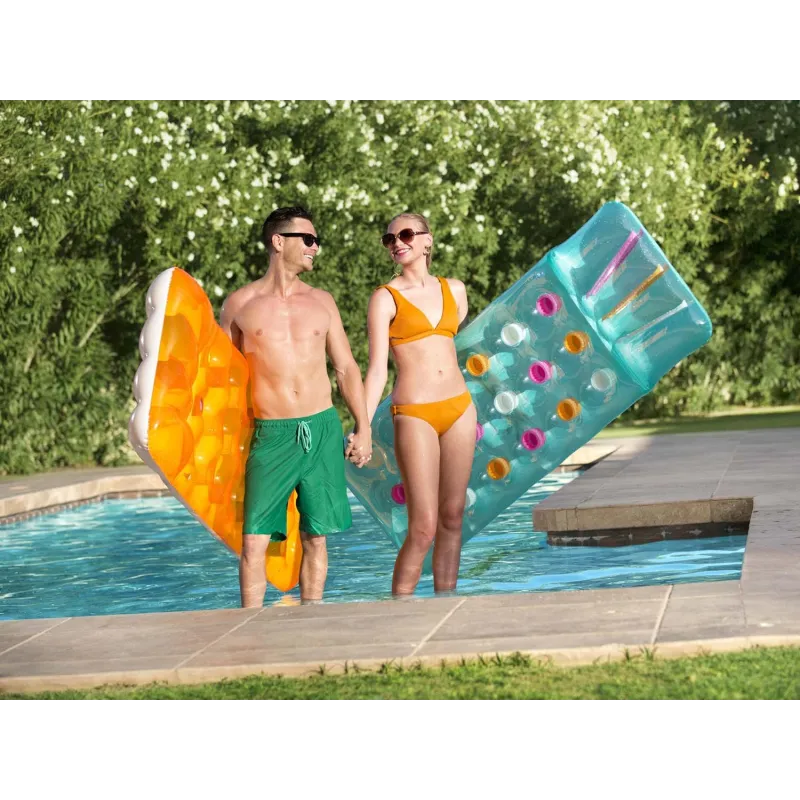 Luftmatratze 188 x 71 cm Bestway 43014, Blau, ideal für den Garten oder Strand