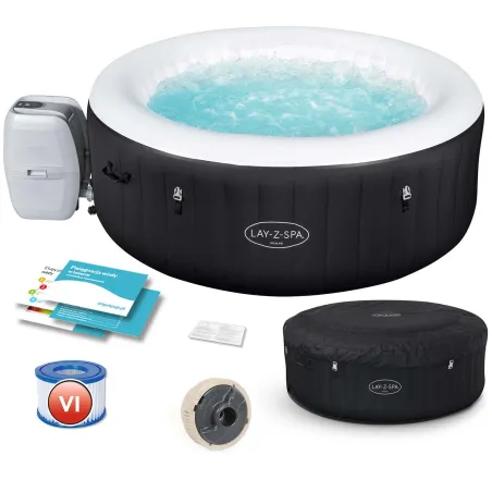 Aufblasbarer Whirlpool Lay-Z Miami für vier Personen, ideal zum Entspannen und Massieren
