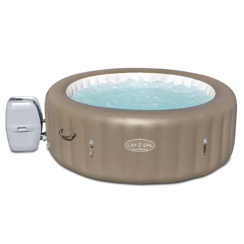 Aufblasbare SPA Lay-Z Palm Springs im stilvollen Design, ideal für den Garten