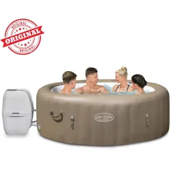 Aufblasbare SPA Lay-Z Palm Springs mit weichem Innenraum, Entspannung im Garten