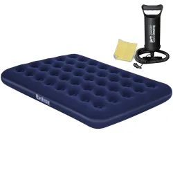 Aufblasbare Luftmatratze 191x132x22 cm mit Hubkolbenpumpe Bestway 67002