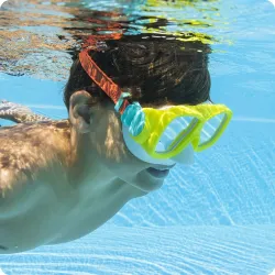 Lebendige Tauchmaske, ideal für Schwimmbadaktivitäten