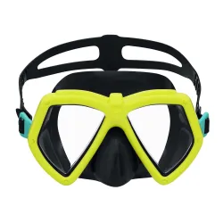 Bequeme Tauchmaske mit guter Sicht unter Wasser