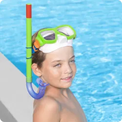 Bestway 24035 Grünes Tauchset, ideal für den Einsatz im Pool oder am Strand