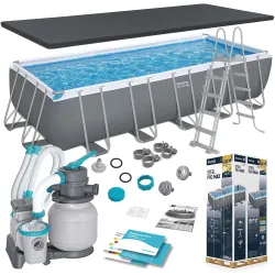 Bestway 5612B 640 x 274 x 132 cm 6in1 Stahlrahmenbecken