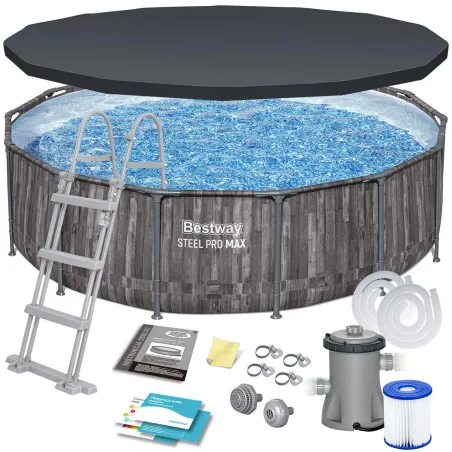 Garten-Rahmenpool 427 x 107 cm 11in1 Bestway 5614Z für den Sommer