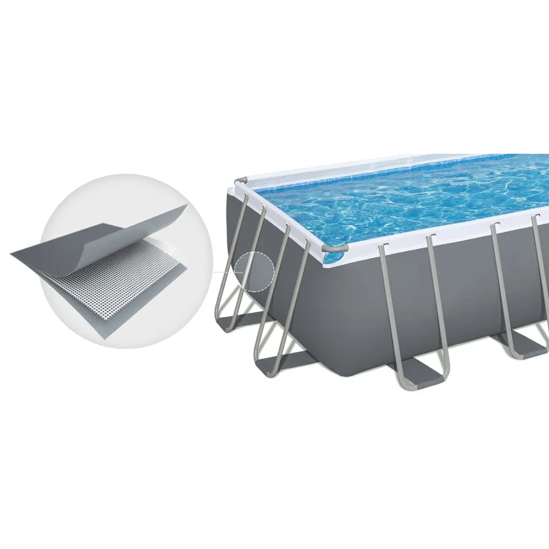 Einfacher Auf- und Abbau Garten-Stahlrahmen Pool 640 x 274 x 132 cm