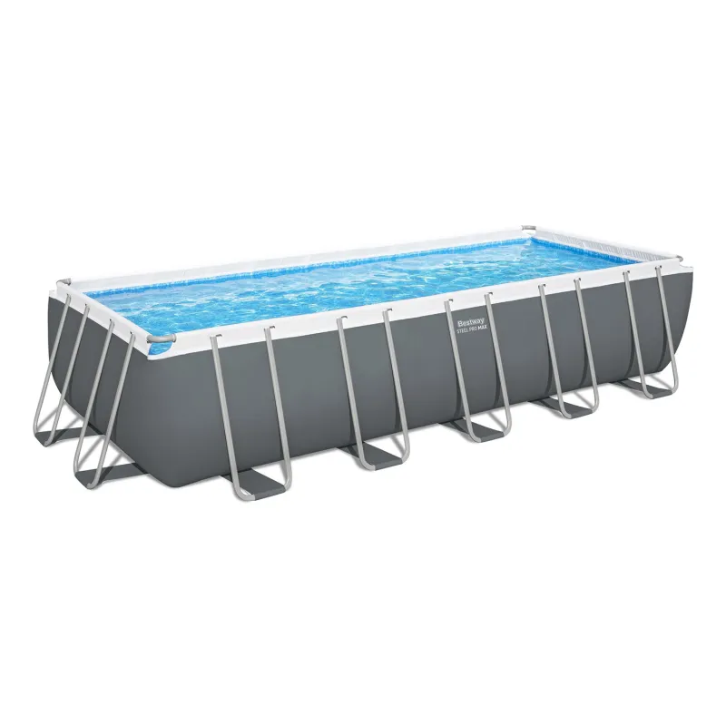 Wetterbeständiger Garten-Stahlrahmen Pool 640 x 274 x 132 cm, langlebig