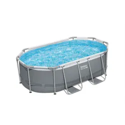 Ideales Bestway 5614A Stahlrahmenbecken für den Sommer im Garten