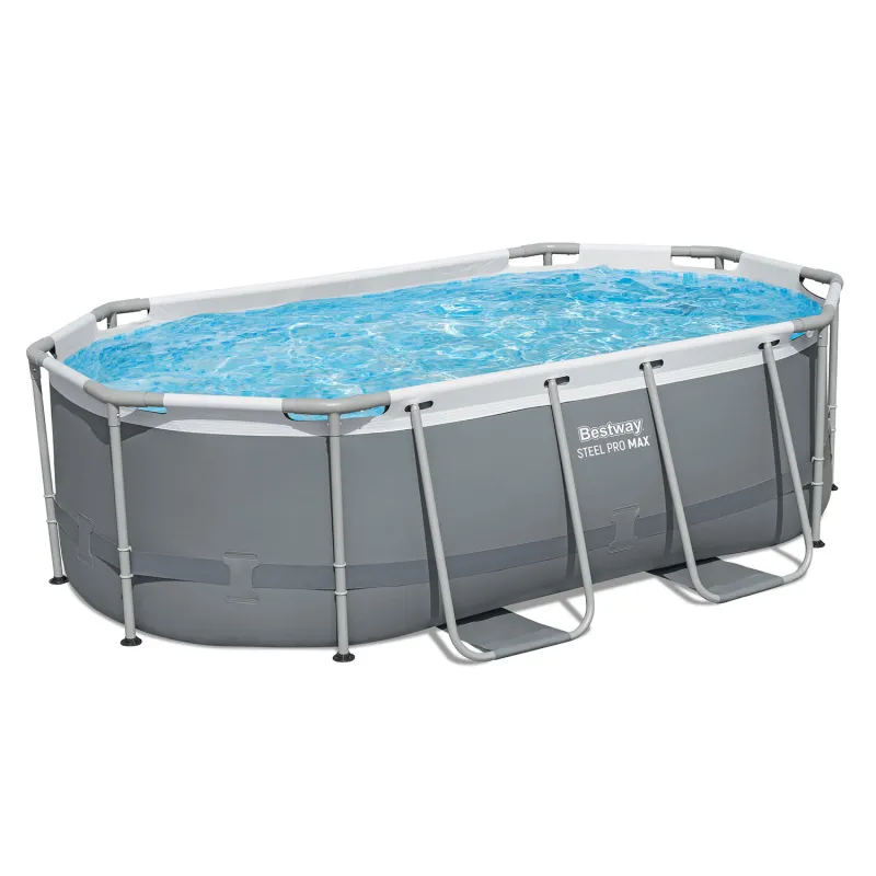 Bestway 5614A Stahlrahmenbecken für Familien mit Kindern 305 x 200 x 84 cm