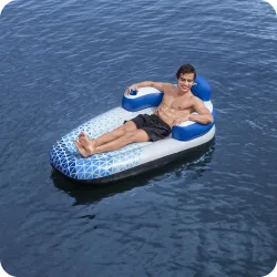 Indigo Wave Schwimm-Luftmatratze Bestway 43533, aus strapazierfähigem Material