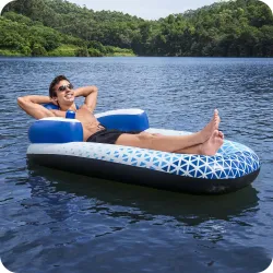 Indigo Wave Schwimm-Luftmatratze Bestway 43533, ideal zum Entspannen im Wasser