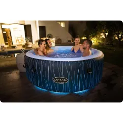 Eleganter aufblasbarer SPA Lay-Z Hollywood, ideal zum Entspannen im Garten