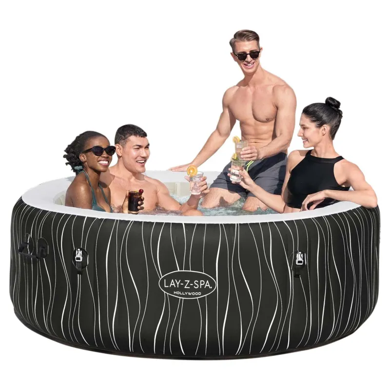 Hochwertiger aufblasbarer SPA Lay-Z Hollywood, ideal für Sommerabende