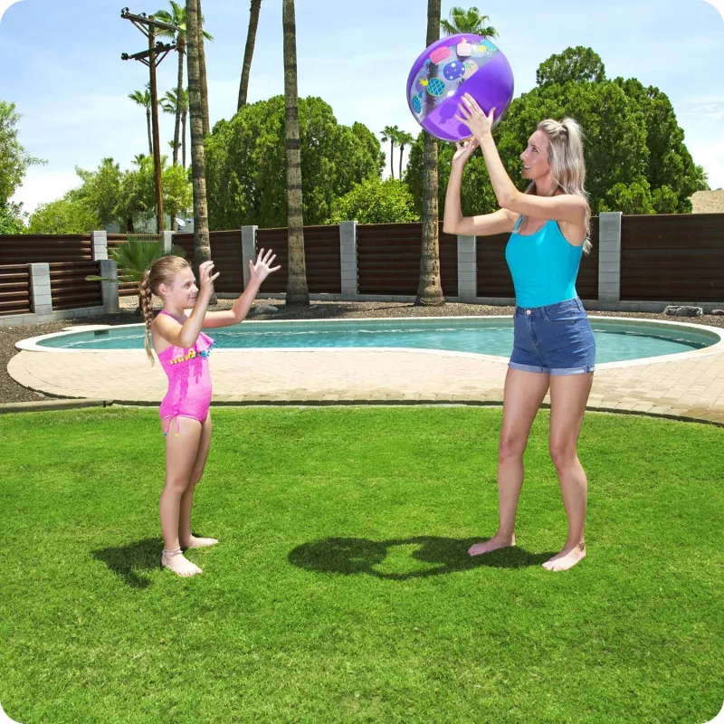 51 cm violette Strandball, ideal für Strand- und Poolaktivitäten