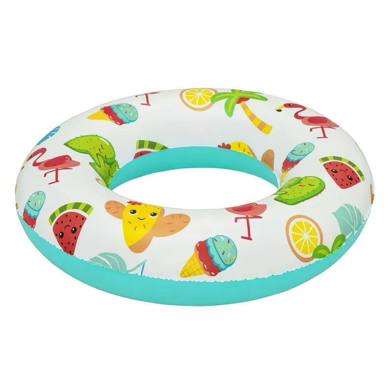 Hochwertiger Schwimmring Kaktus 61 cm, langlebig und farbenfroh