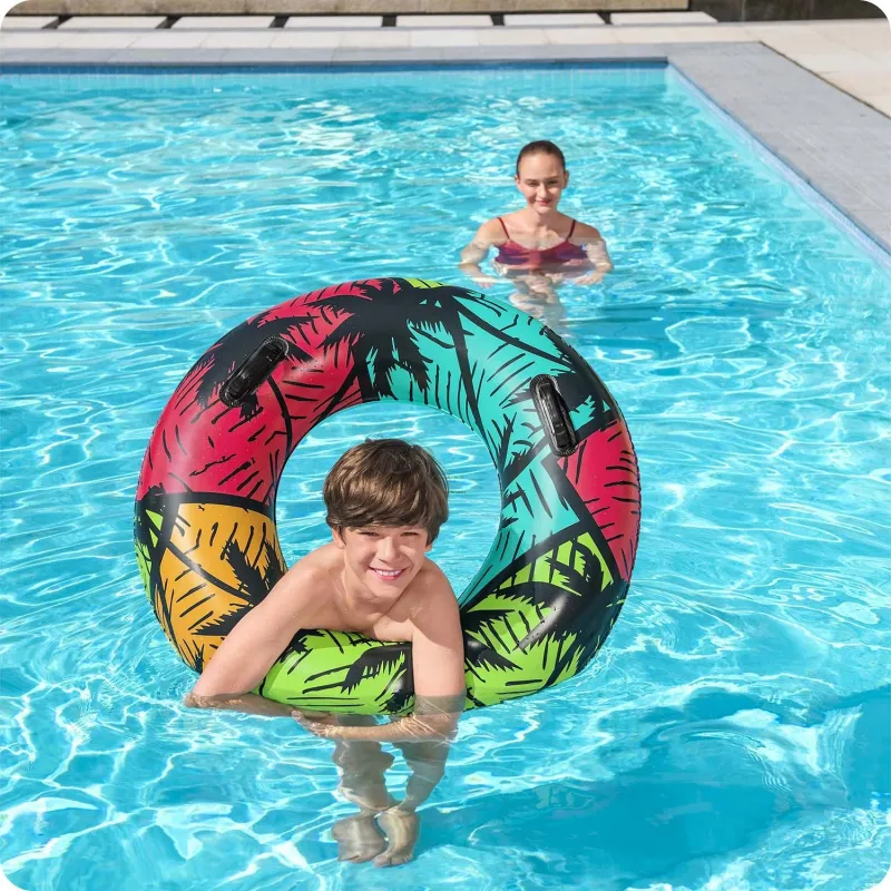 Bequemer türkiser Schwimmring, ideal für Kinder, Kategorie: Schwimmringe