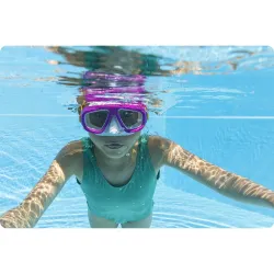 Stylvolle rosa Schwimmmaske, ideal für Kinder und Erwachsene