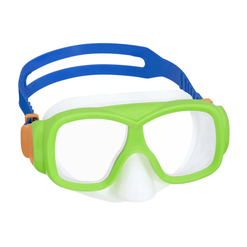 Grün-blaue Schwimmmaske Bestway 22039 mit bequemer Passform für Wasseraktivitäten
