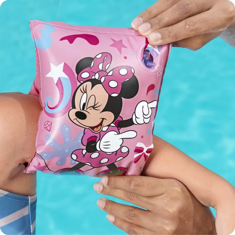 Rosa Minnie Schwimmflügel, ideal für Kinder beim Schwimmen lernen