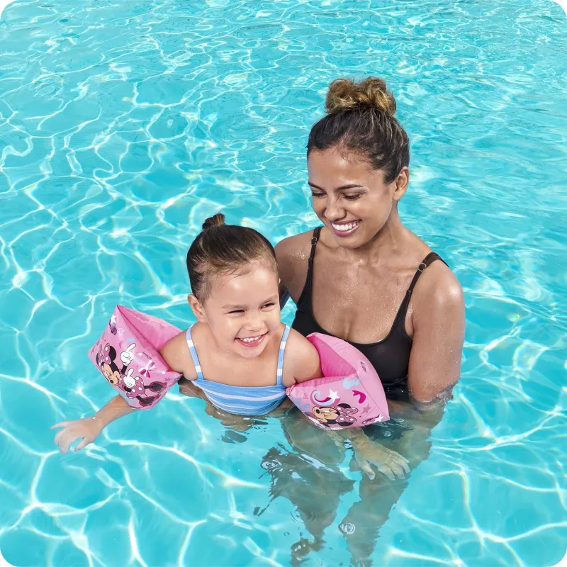 Minnie Schwimmflügel, ideal für Kinder, die das Schwimmen lernen