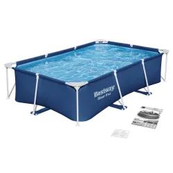 Gartenpool Stahlrahmen 259 x 170 x 61 cm Bestway 56403N