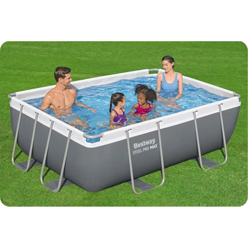 Robustes Garten-Stahlrahmenbecken 10-in-1 Bestway 56629N