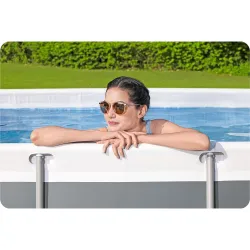 Perfektes Sommer-Garten-Stahlrahmenbecken Bestway 56629N