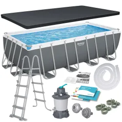 Stahlrahmen Gartenpool 488 x 244 x 122 cm 11in1 Bestway 56671N