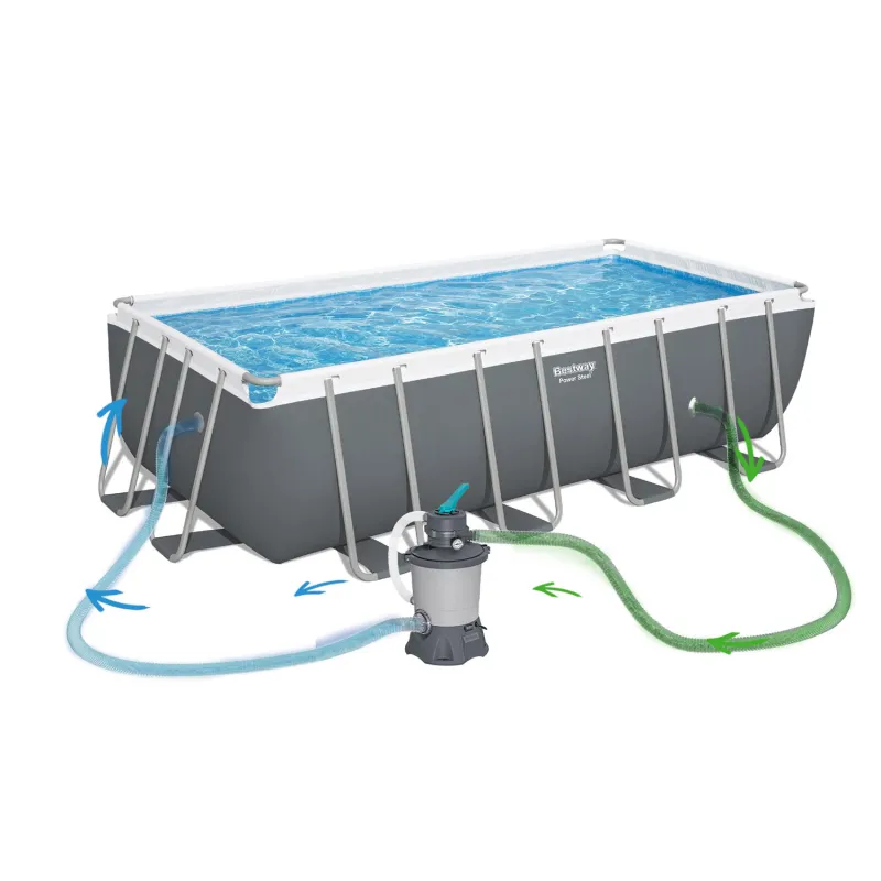 Gartenpool für Spaß im Garten, 488 x 244 x 122 cm, 11in1 Bestway 56671N