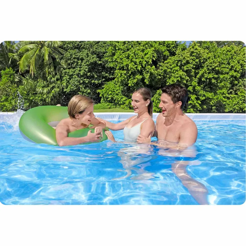 Garten-Stahlrahmenbecken 549 x 274 x 122 cm, ideal für Kinder im Freien