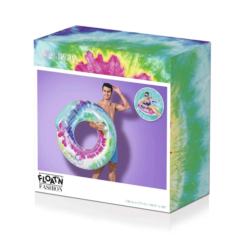 Bestway 43637 Schwimmring, aus strapazierfähigem Material für Kinder und Erwachsene
