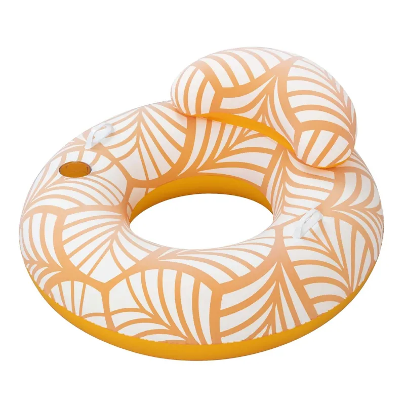 Bestway 43643 Schwimmring mit Rückenlehne, aus strapazierfähigem PVC-Material