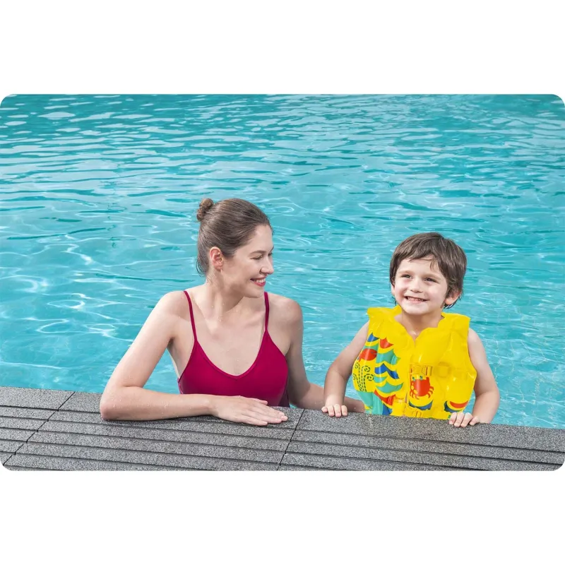 Ideale tropische Schwimmlernweste für Pool- und Strandaktivitäten