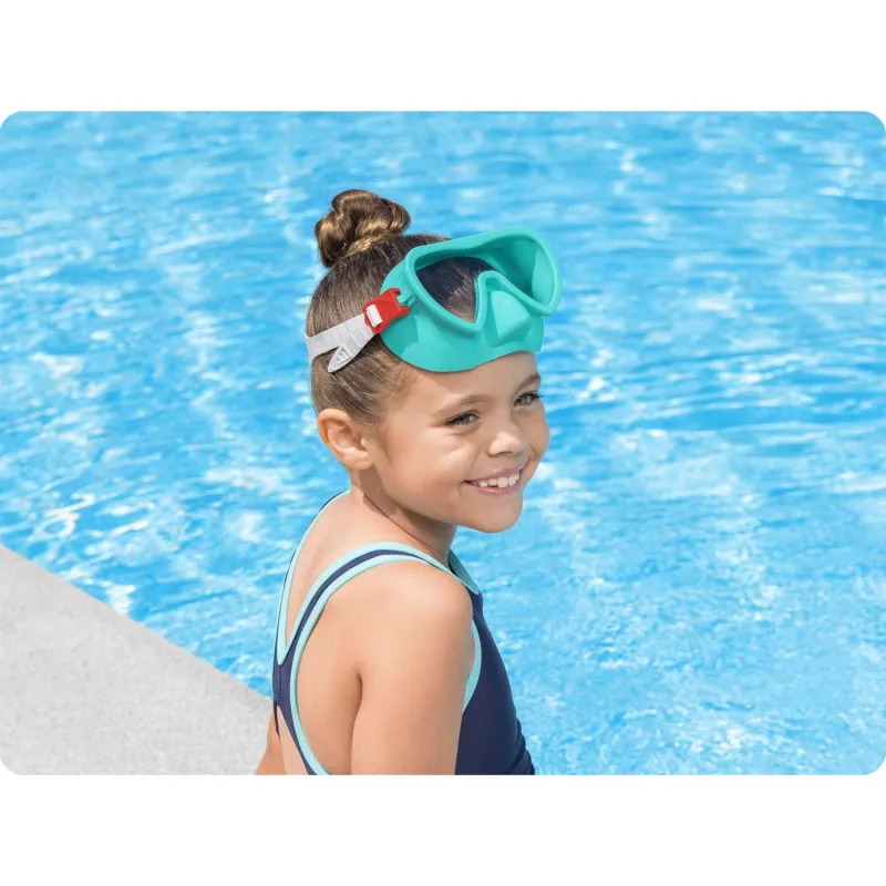 Modische türkise Schwimmmaske Bestway 22057 für Sommerabenteuer